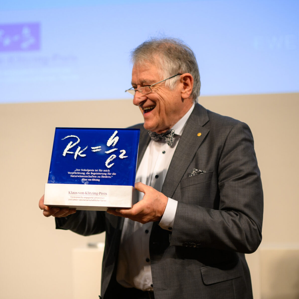 Die Preisverleihung des Klaus-von-Klitzing-Preises